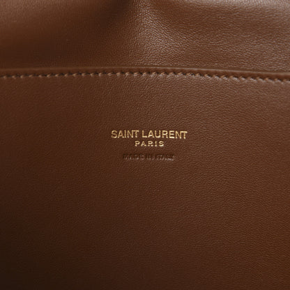 Saint Laurent Suede Braided Monogram Large Kate Satchel Brown 13 of 17