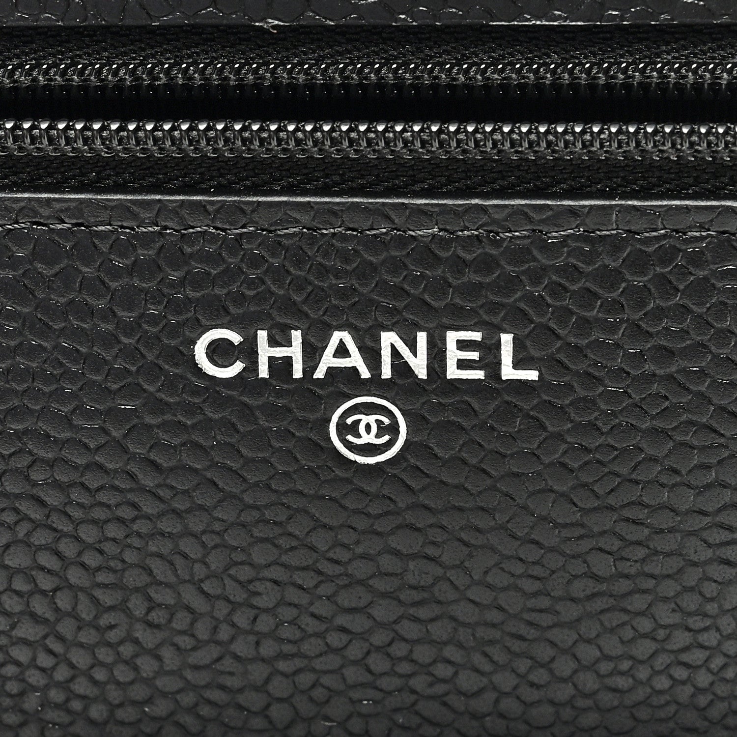 Chanel Caviar Quilted Wallet on Chain WOC Black 6 of 10