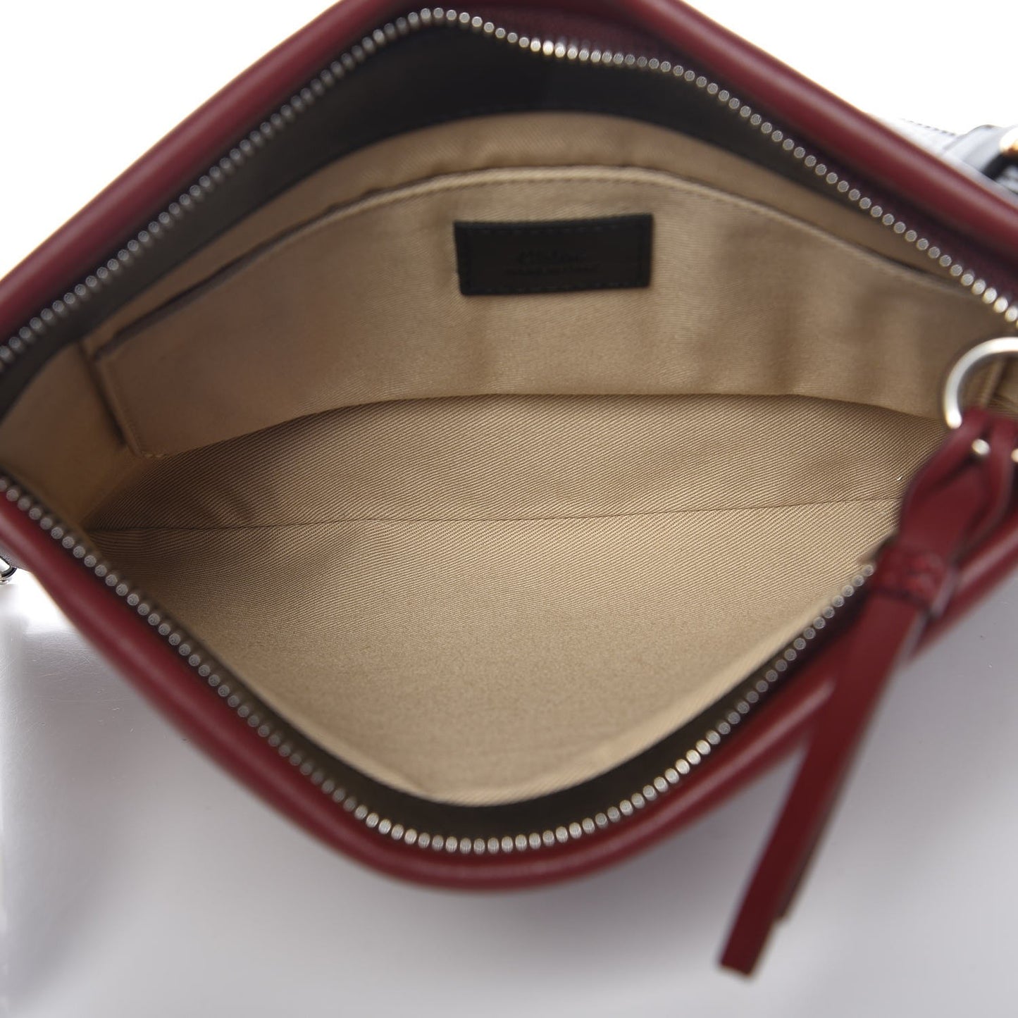 Smooth Calfskin Medium Roy Clutch Plum Purple