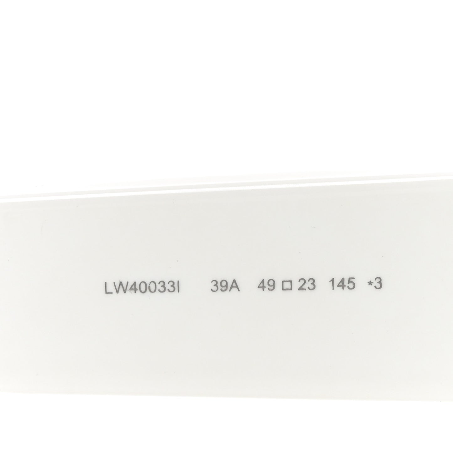 Acetate Sunglasses LW40033I White Yellow
