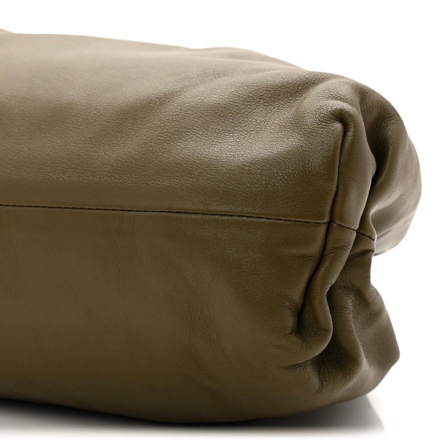 Bottega Veneta Smooth Butter Calf The Pouch Oversized Clutch Mustard 10 of 10