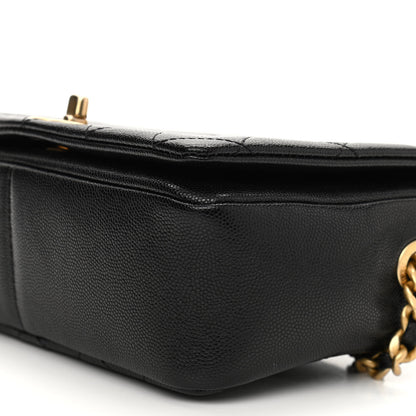 Chanel Caviar Quilted Small Fashion Therapy Flap Bag Black 10 of 11
