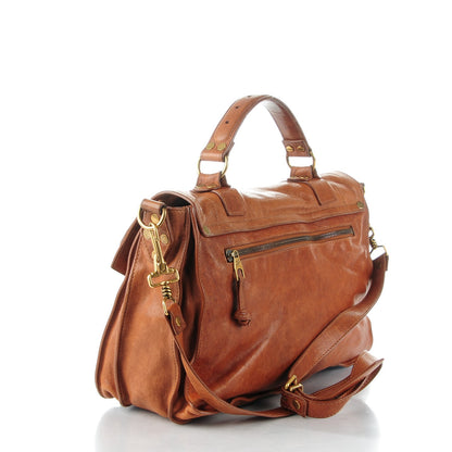 Proenza Schouler Lambskin Medium PS1 Satchel Saddle 3 of 8