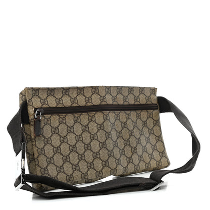 Gucci GG Plus Monogram Double Pocket Belt Bag Dark Brown 2 of 4