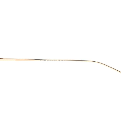 Fendi Metal Fendi Forever Aviator Sunglasses FF0407/G/S Gold 6 of 8