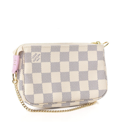 Louis Vuitton Damier Azur 2016 Christmas Animation Mini Pochette Accessories 3 of 7