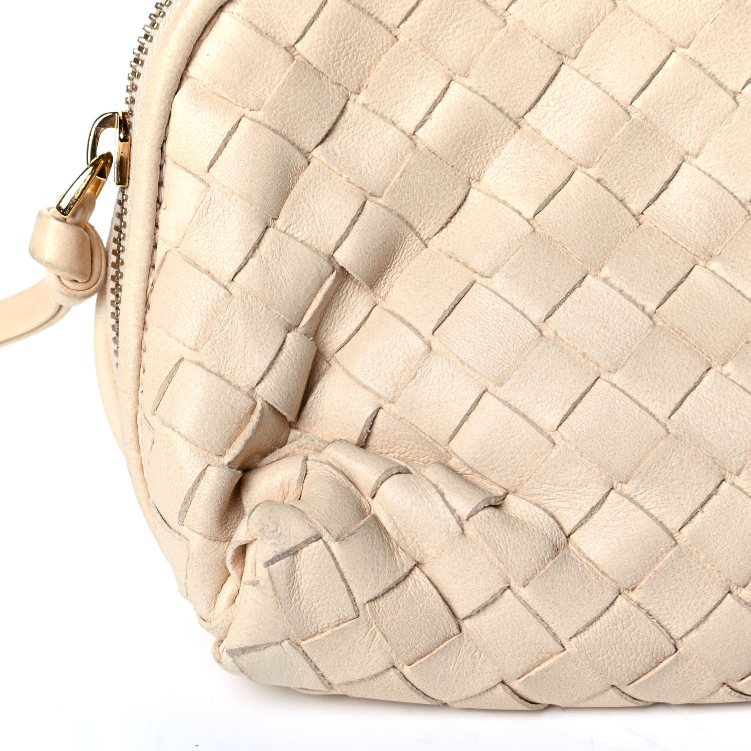 Bottega Veneta Nappa Intrecciato Cosmetic Pouch Bianco 6 of 6
