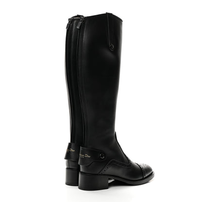 Christian Dior Calfskin D-Folk Boot 36 Black 4 of 9