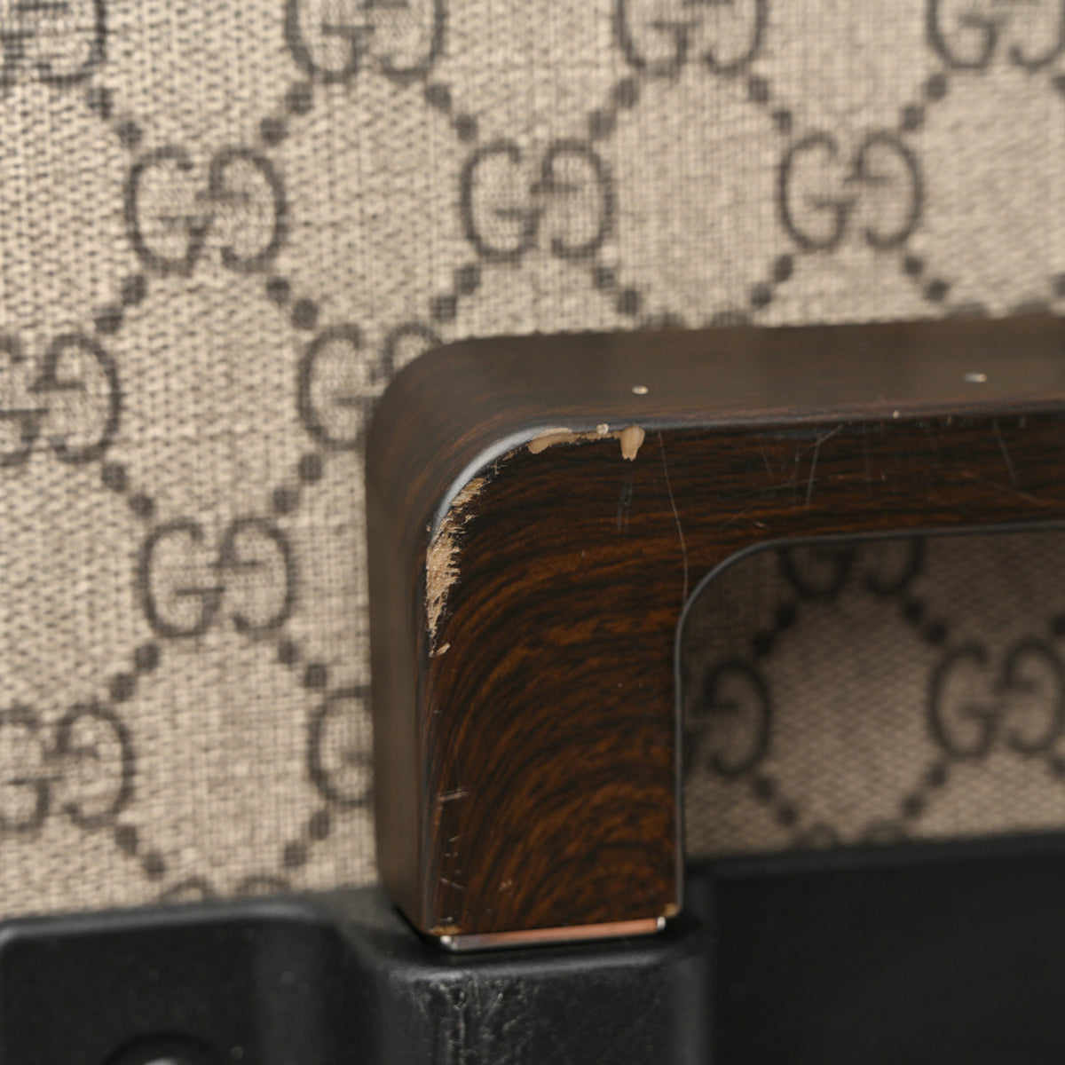 Supreme Monogram Medium Globe-Trotter Suitcase Brown