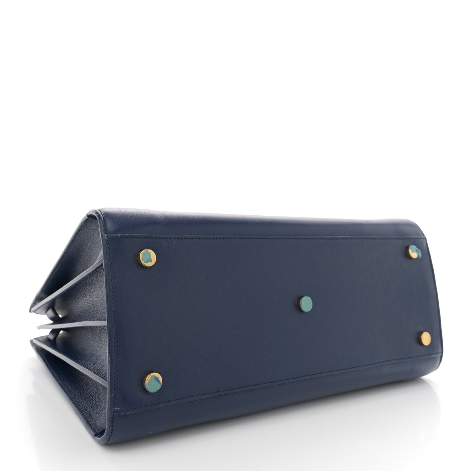 Saint Laurent Calfskin Small Sac De Jour Blue Majorelle 4 of 14