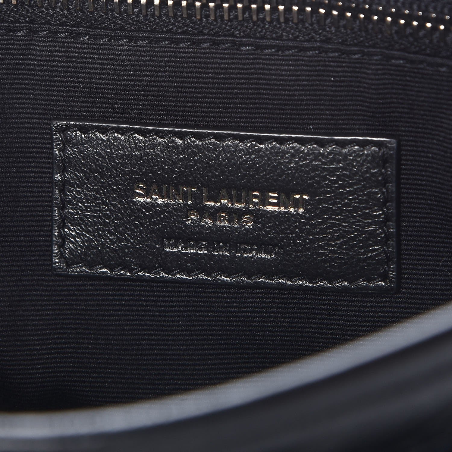 Saint Laurent Crinkled Calfskin Matelasse Monogram Medium Niki Chain Satchel Black 7 of 9