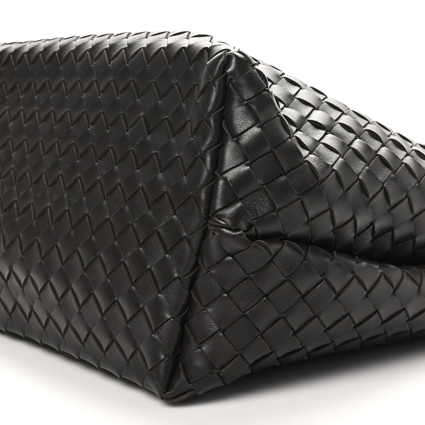 Nappa Intrecciato Large Andiamo Shoulder Bag Fondant