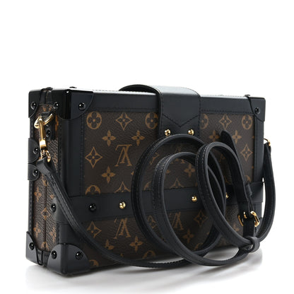 Louis Vuitton Monogram Petite Malle Black 3 of 8