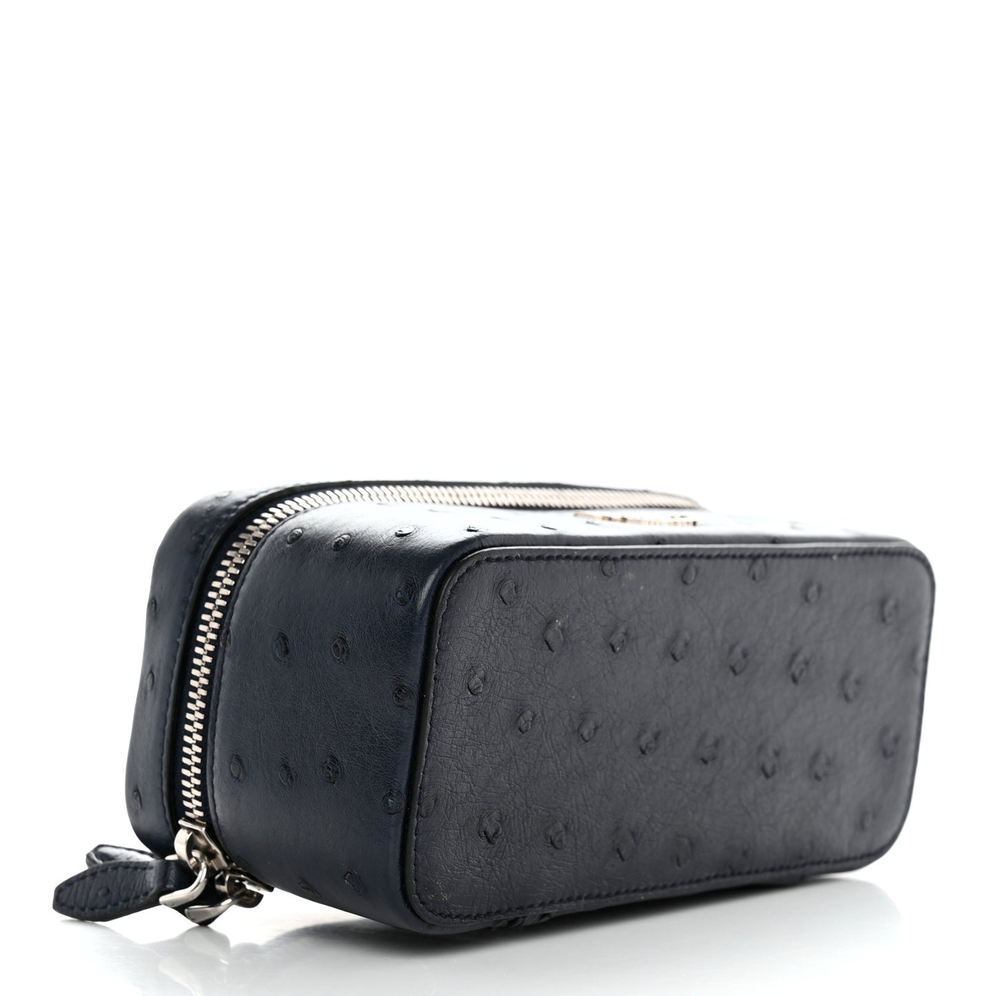 Ostrich Cosmetic Pouch Navy