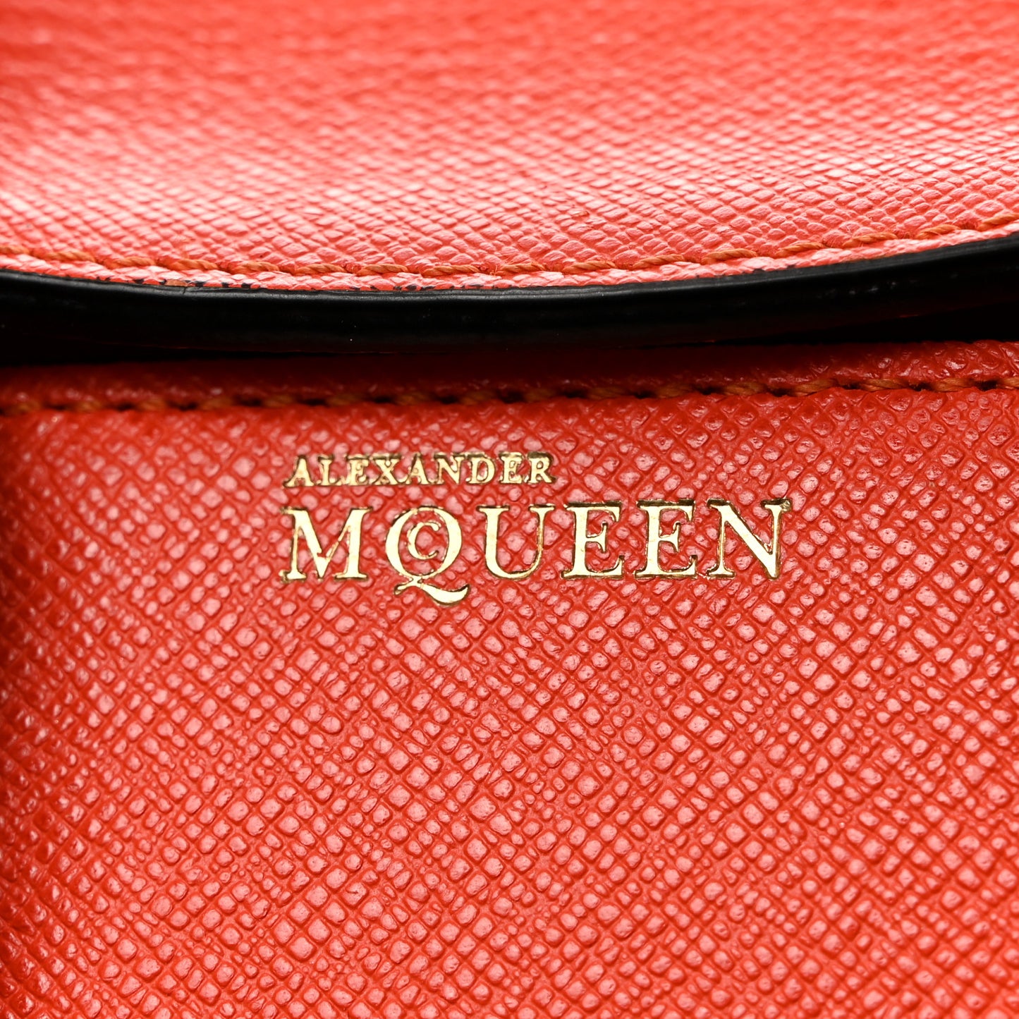 Grain Calfskin Mini Heroine Orange