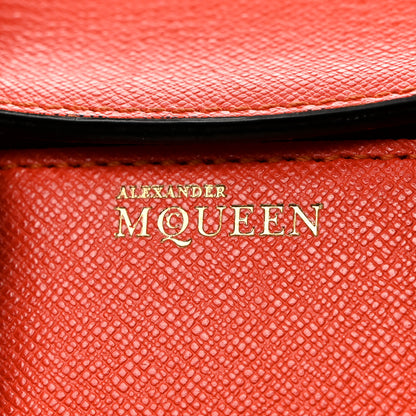 Alexander McQueen Grain Calfskin Mini Heroine Orange 6 of 11