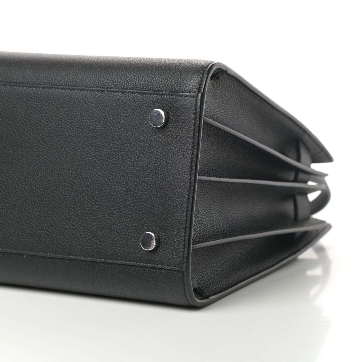 Saint Laurent Grained Calfskin Small Sac De Jour Black 10 of 12