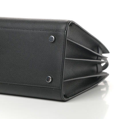 Saint Laurent Grained Calfskin Small Sac De Jour Black 10 of 12