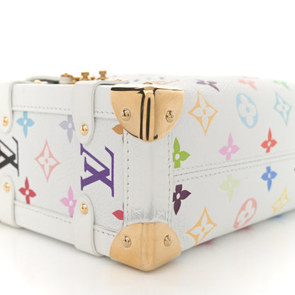Louis Vuitton LV x TM Cowhide Monogram Multicolor Side Trunk MM White 8 of 13