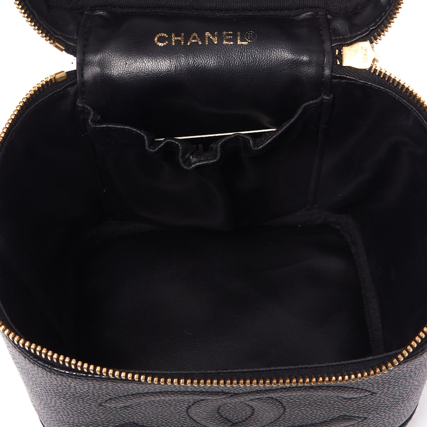 Caviar Cosmetic Vanity Bag Black