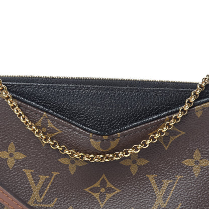Louis Vuitton Monogram Pallas Clutch Black 10 of 10