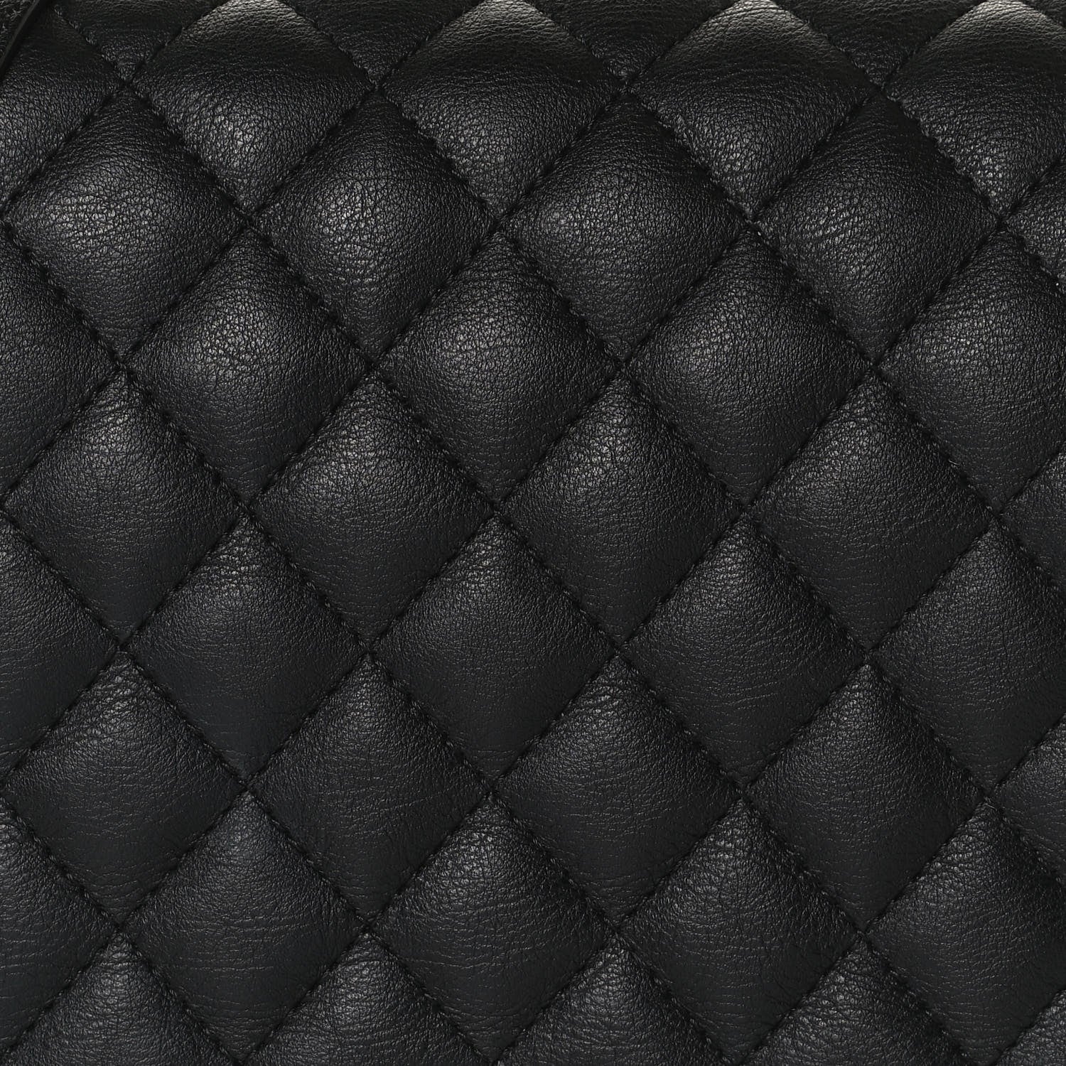 Chanel Grained Calfskin Quilted Messenger Flap Black 8 of 10