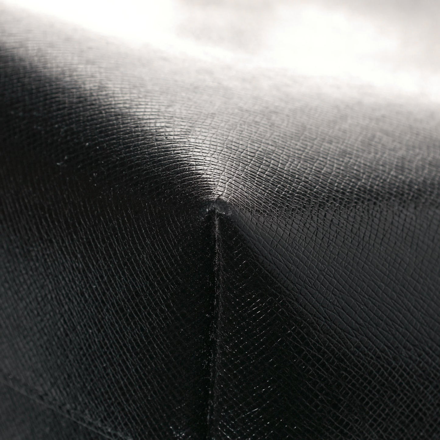 Calfskin Large Shopping Tote Black