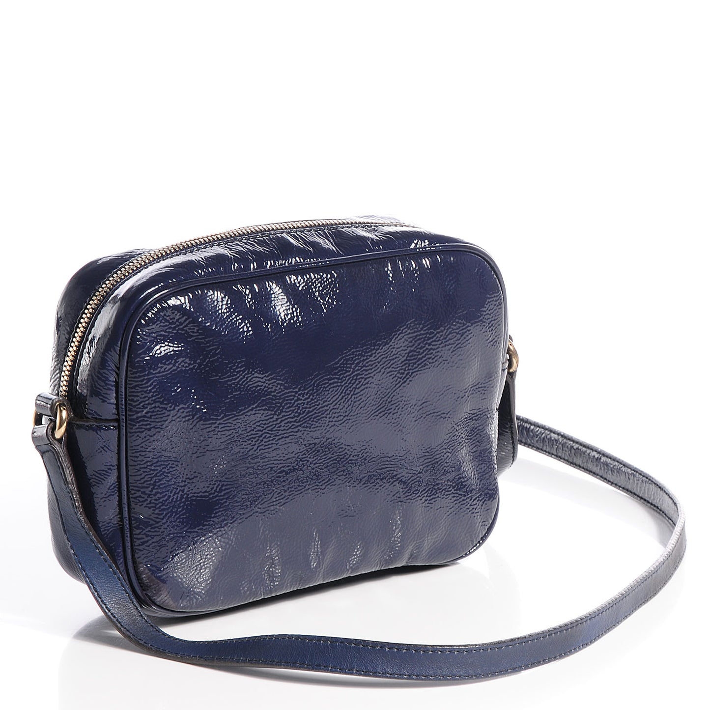 Vernice Naplack Small Soho Disco Bag Uniform Blue