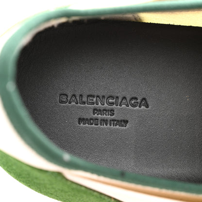 Balenciaga Mesh Calfskin Neoprene Womens Race Runner Sneakers 41 White 8 of 9