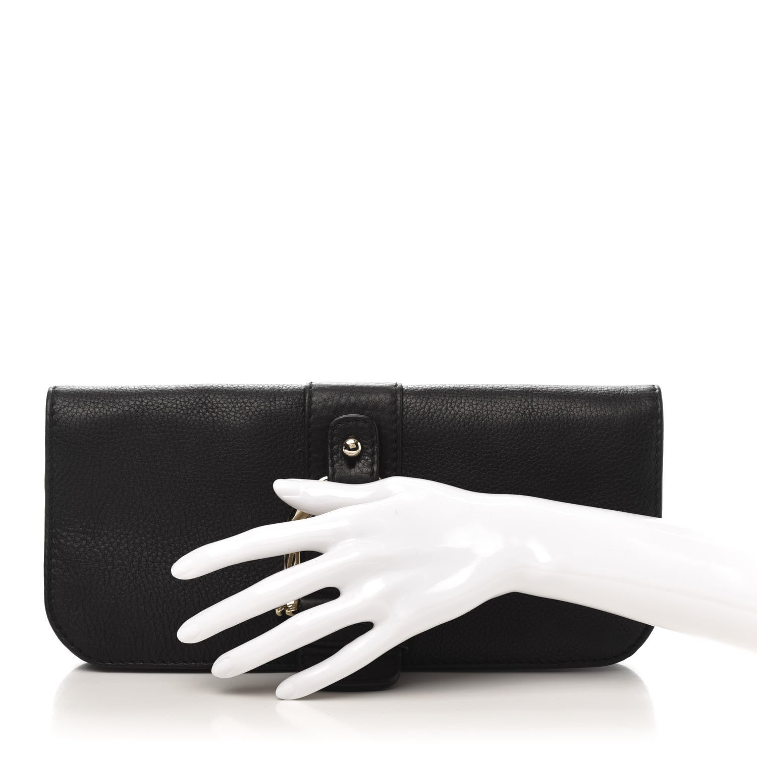 Gucci Calfskin Greenwich Clutch Black 2 of 11