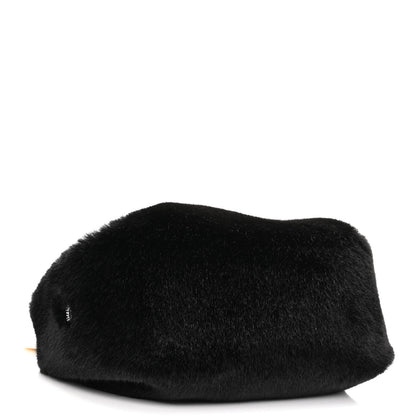 Alexander Wang Faux Fur Small Scrunchie Bag Black 4 of 9