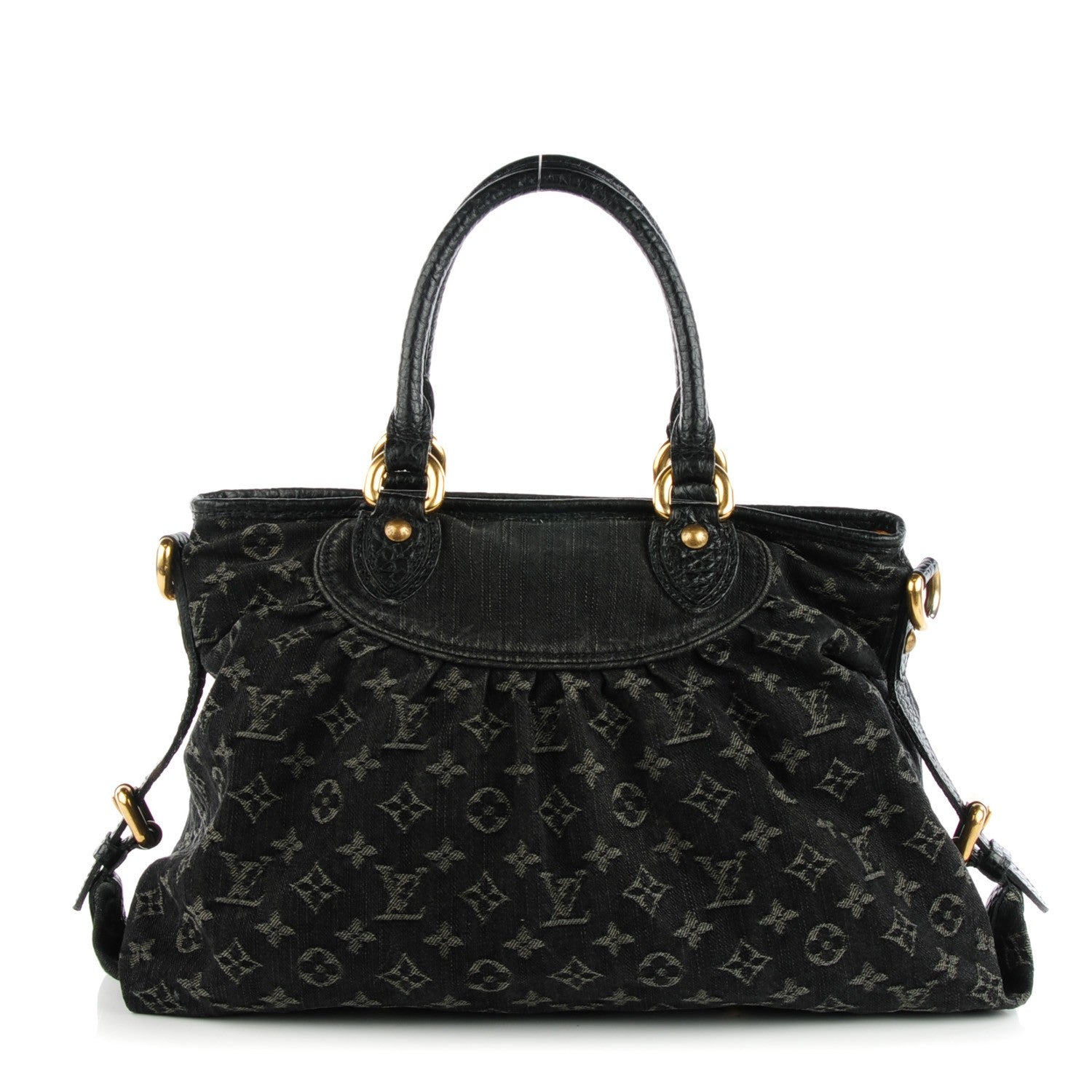 Louis Vuitton Denim Neo Cabby MM Black 1 of 10