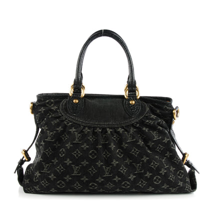 Louis Vuitton Denim Neo Cabby MM Black 1 of 10
