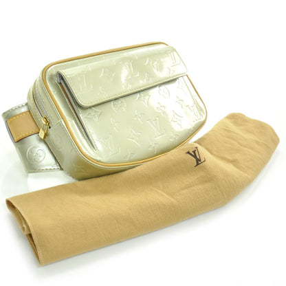 Louis Vuitton Vernis Fulton Waist Bag Fanny Pack Silver 3 of 7