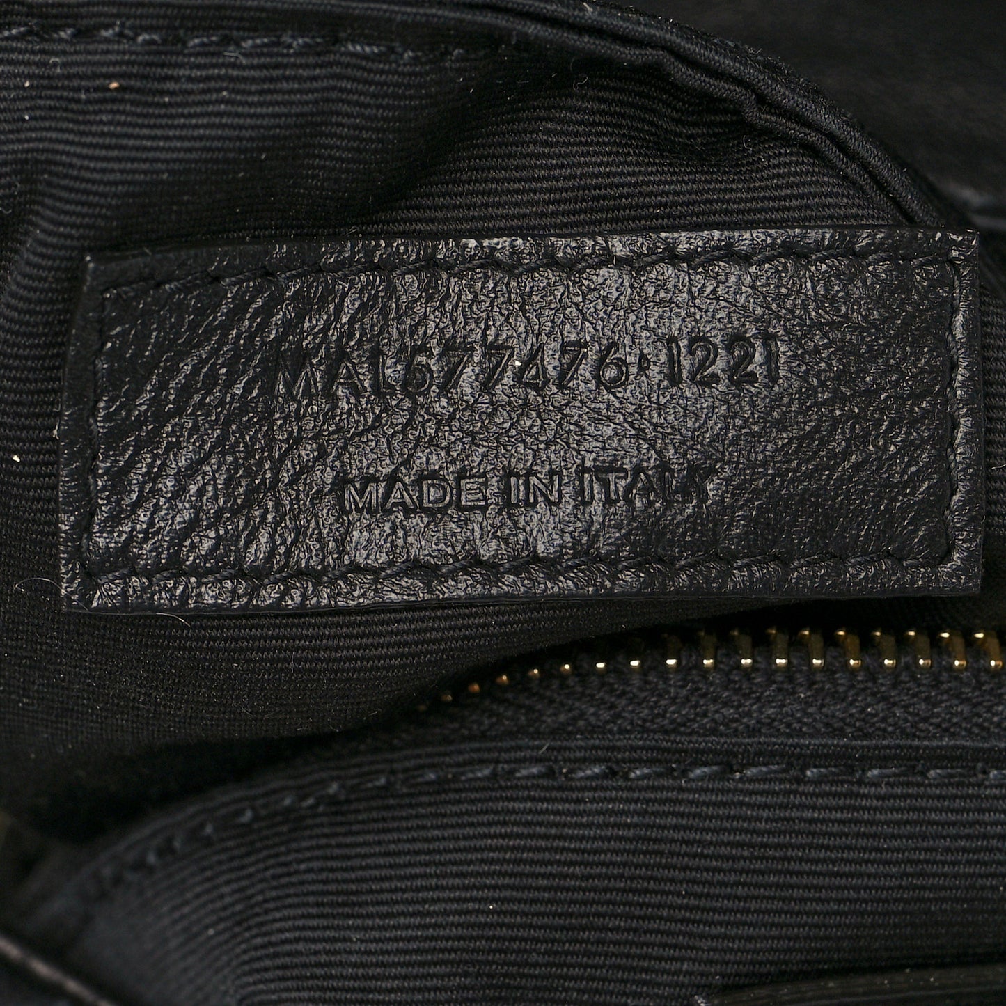 Lambskin Quilted Small Loulou Puffer Monogram Chain Satchel Black