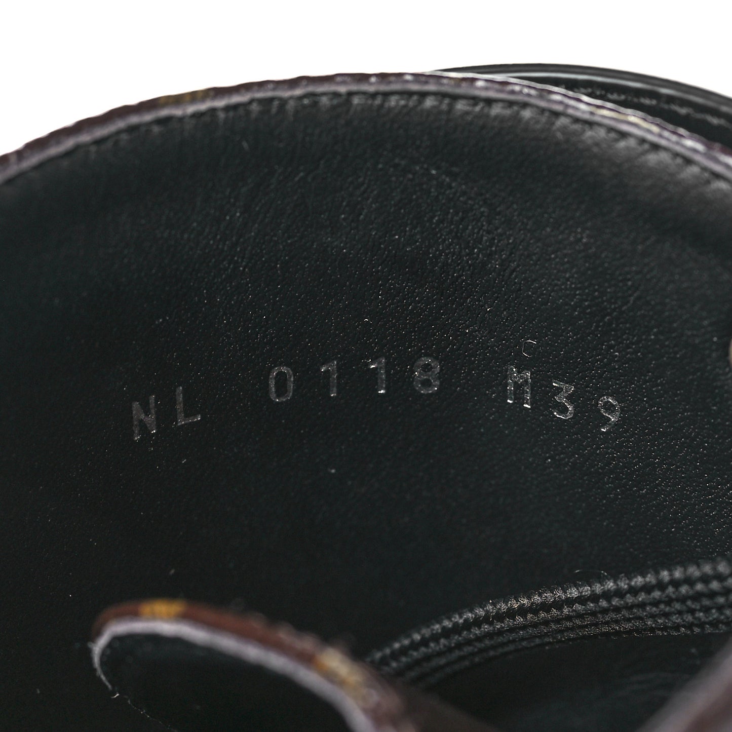 Calfskin Monogram Wonderland Flat Ranger Boots 39 Black