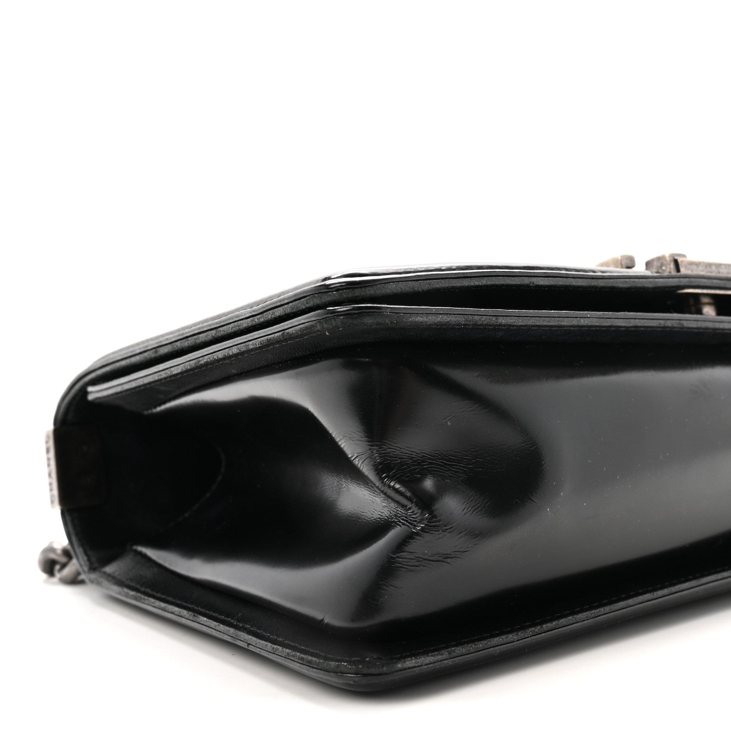 Chanel Glazed Calfskin Medium Boy Flap Black 9 of 10