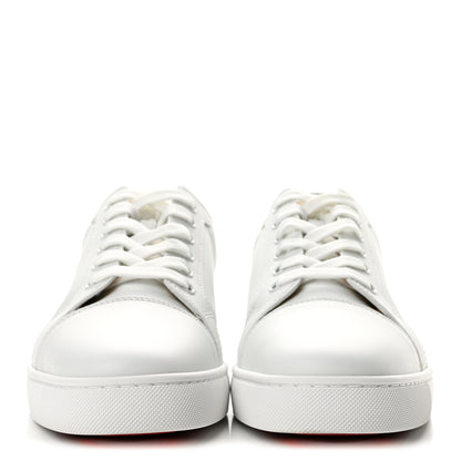 Christian Louboutin Calfskin Mens Louis Junior Flat Sneakers 44 White 3 of 10