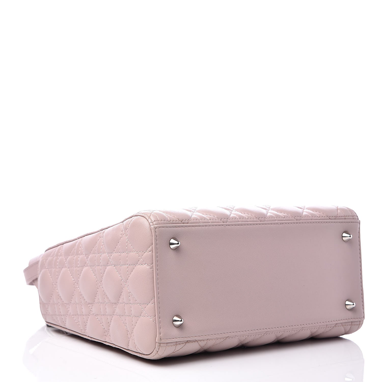 Christian Dior Lambskin Cannage Medium Lady Dior Light Pink 5 of 15