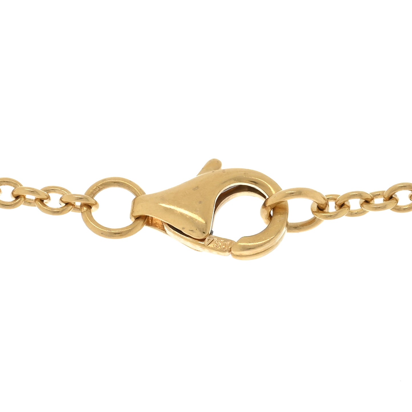18K Yellow Gold Interlocking LOVE Necklace