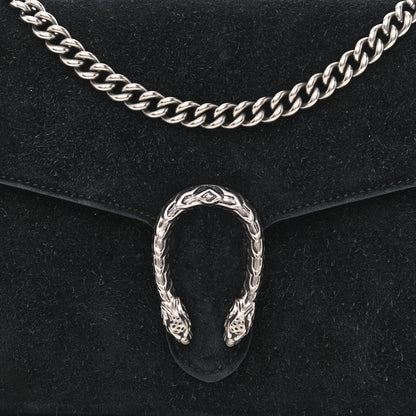 Gucci Suede Mini Dionysus Chain Wallet Black 8 of 10