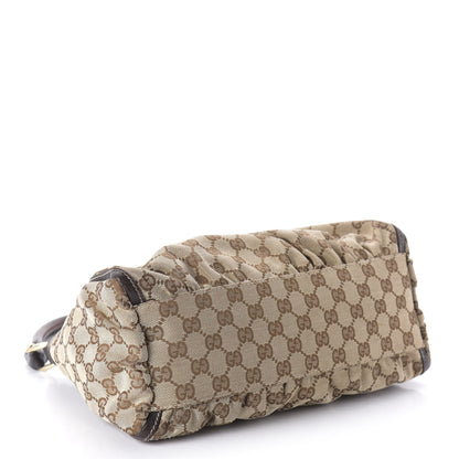 Gucci Monogram Medium D Gold Ring Hobo Dark Brown 4 of 11