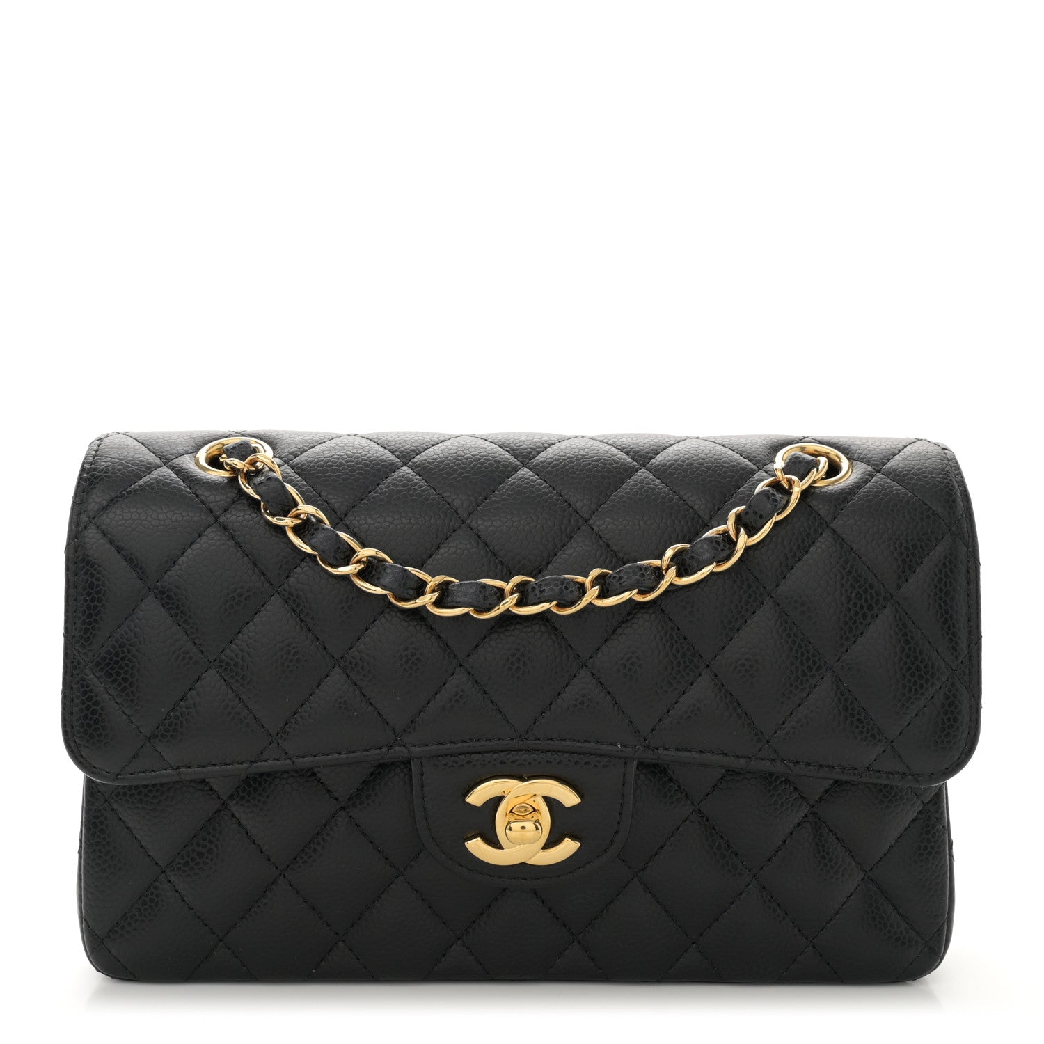 Chanel Caviar Quilted Small Double Flap Black 1 of 11