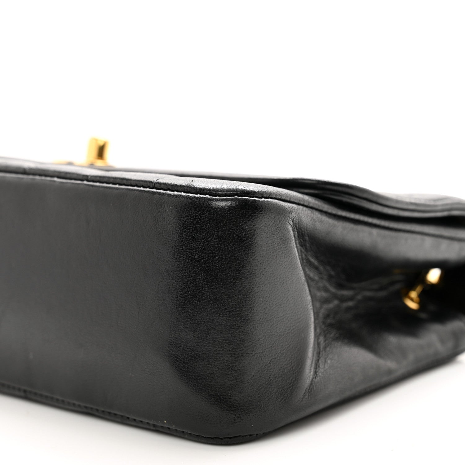 Chanel Lambskin Quilted Medium Mademoiselle Single Flap Black 10 of 10