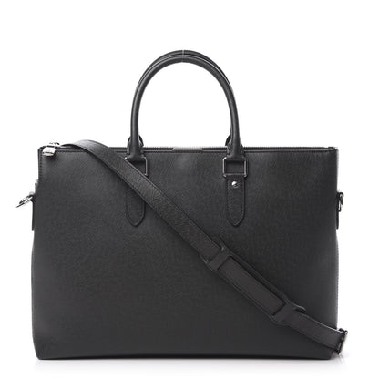 Louis Vuitton Taiga Anton Soft Briefcase Black 1 of 15