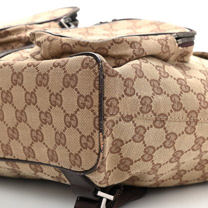 Gucci Monogram Backpack Dark Brown 10 of 17