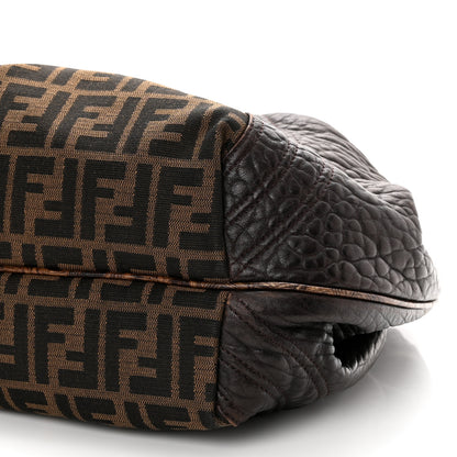 Fendi Zucca Nappa Nuvolata Vitello Tortuga Spy Tobacco Moro 9 of 10