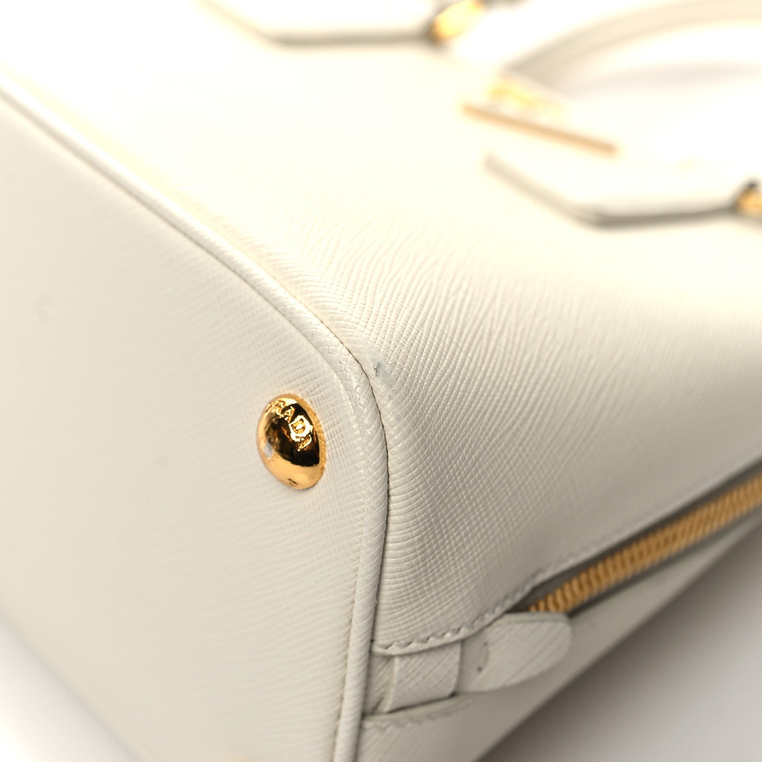 Prada Saffiano Lux Small Promenade Tote Talco 10 of 13