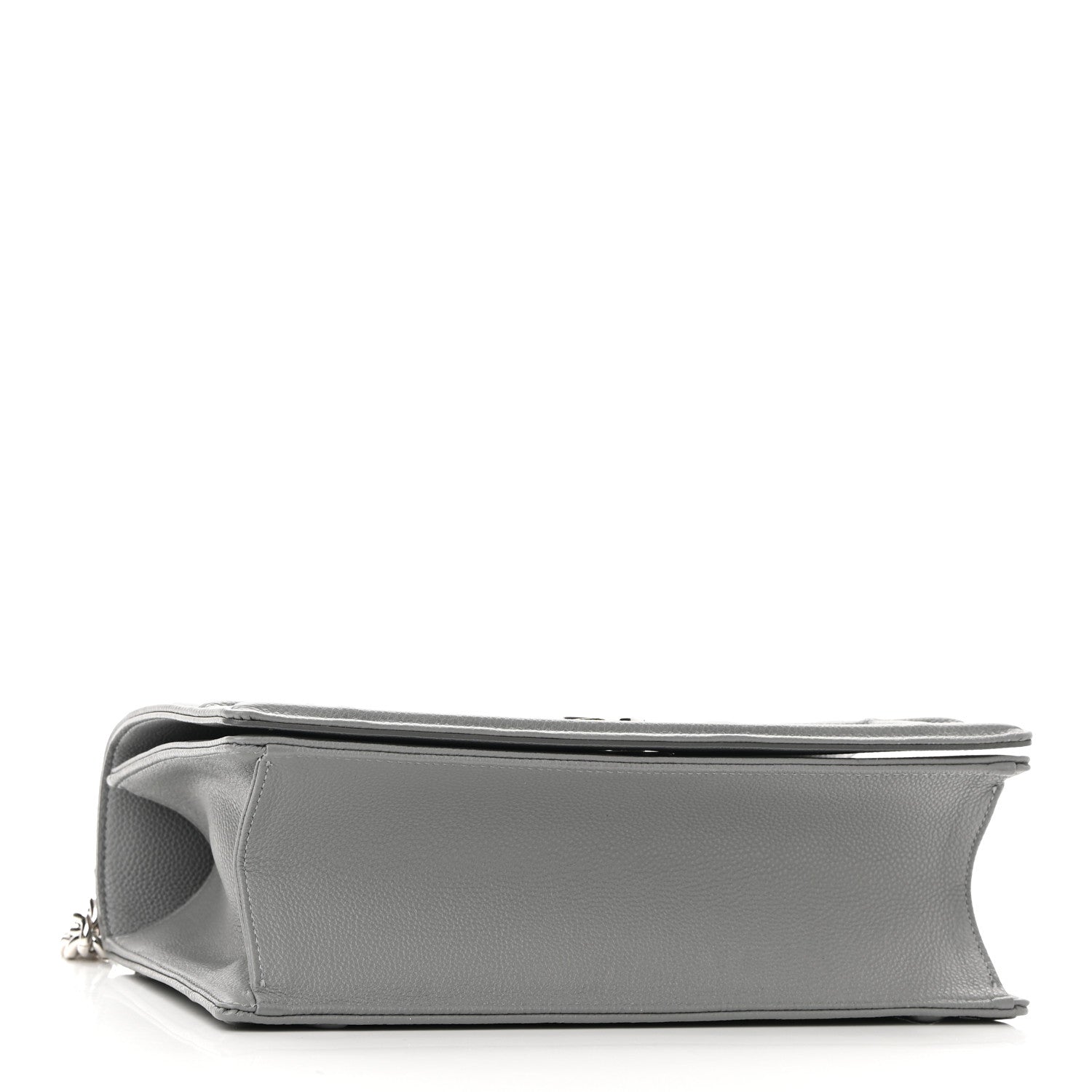 Christian Dior Grained Calfskin Medium Diorama Flap Bag Gris 4 of 11