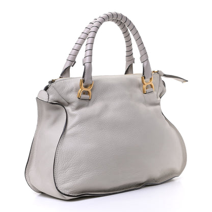 Chloe Calfskin Large Marcie Satchel Cashmere Grey 2 of 5